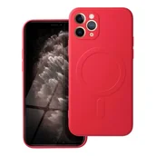 Etui i futerały do telefonów - OEM Futerał Silicone Mag Cover Do Iphone 11 Pro Czerwony - miniaturka - grafika 1