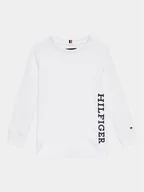 Bluzki damskie - Tommy Hilfiger Bluzka KB0KB08327 M Biały Regular Fit - miniaturka - grafika 1