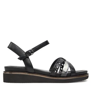 Sandały Tamaris 1-28255-42 Czarny - Sandały damskie - miniaturka - grafika 1