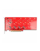 Akcesoria do serwerów - DeLOCK PCI Express x16 card to 4x internal NVMe M.2 Key, interface card - miniaturka - grafika 1
