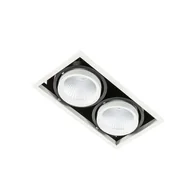 Oprawy, klosze i abażury - Italux Oprawa do wbudowania VERTICO DOUBLE GL7108-2/2X18W 3000K WH+BL - miniaturka - grafika 1
