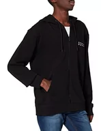 Bluzy męskie - BOSS Męska bluza Sanem_za, czarny (Black1), S - miniaturka - grafika 1