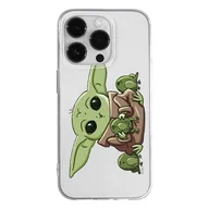 Etui i futerały do telefonów - ERT GROUP etui na telefon Apple Iphone 14 PRO MAX, case oryginalny i oficjalnie licencjonowany przez Star Wars, wzór Baby Yoda 014, optymalnie dopasowane, plecki z TPU cześciowo przeźroczyste - miniaturka - grafika 1