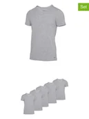 Koszulki męskie - Fila Koszulki (5 szt.) w kolorze szarym - miniaturka - grafika 1