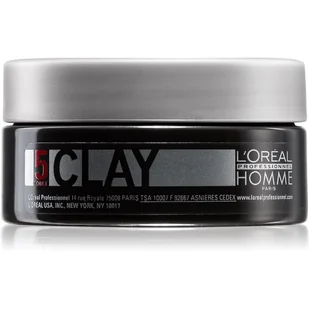 Loreal L'Oreal Professionnel Homme Clay Glinka matująca dla mężczyzn 50ml 0000000520 - Kosmetyki do stylizacji włosów Loreal L'Oreal Professionnel Homme Clay Glinka matująca dla mężczyzn 50ml 0000000520 - Kosmetyki do stylizacji włosów - miniaturka - grafika 1