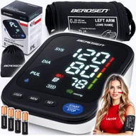 Ciśnieniomierze i akcesoria - Ciśnieniomierz naramienny elektroniczny Berdsen z polskimi komunikatami rękaw 22-42 - miniaturka - grafika 1