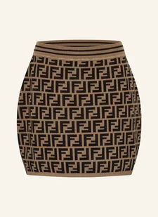 Fendi Spódnica Z Dzianiny weiss - Spódnice - miniaturka - grafika 1