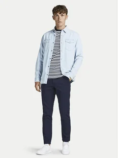 Jack&Jones Chinosy Marco 12174309 Granatowy Slim Fit - Spodnie męskie - miniaturka - grafika 1