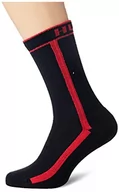 Skarpetki męskie - HUGO Skarpety męskie 2P RS Rib Logo CC Regular_Socks, czarne 1, 39-42, czarny (Black1), 39-42 - miniaturka - grafika 1