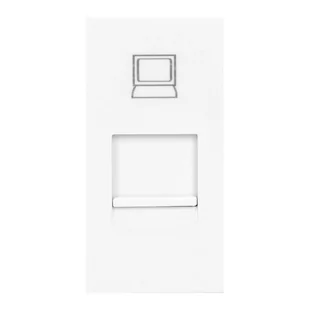 Orno Gniazdo modułowe RJ45 225x45mm RJ45 cat 5e białe NOEN - Gniazdka elektryczne - miniaturka - grafika 1