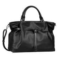 Torebki damskie - TOM TAILOR Naida damska torba na ramię Shopper z zamkiem błyskawicznym, duża, czarna, czarny, L, Essential - miniaturka - grafika 1