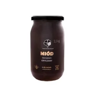 Miód - Miód gryczany 1,1 kg Pasieka Dziadka Brunona - miniaturka - grafika 1
