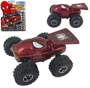 Samochód Transformujący Avengers Spiderman Czerwony - Samochody i pojazdy dla dzieci - miniaturka - grafika 1