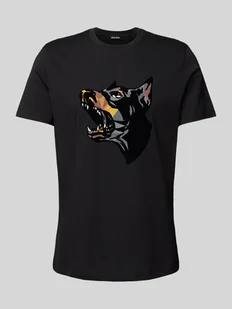 T-shirt o kroju regular fit z okrągłym dekoltem - Koszulki męskie - miniaturka - grafika 1