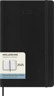 Kalendarze - MOLESKINE kalendarz 2025 CZARNY LARGE SOFT MONTHLY (13x21) - miniaturka - grafika 1