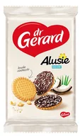 Ciastka - Dr Gerard Alusie Herbatniki z polewą kakaową posypane kokosem 160g Lider - miniaturka - grafika 1