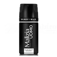 Dezodoranty i antyperspiranty dla kobiet - Malizia Uomo Black - dezodorant w sprayu dla mężczyzn (150ml) 8003510023226_20190604154024 - miniaturka - grafika 1
