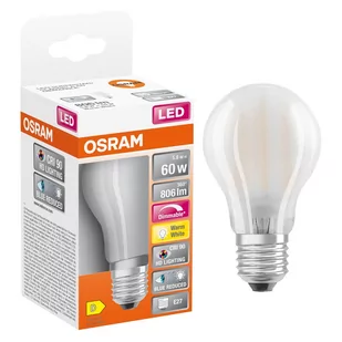 Żarówka LED E27 5,8 W 806 lm Ciepła biel Osram - Żarówki LED Żarówka LED E27 5,8 W 806 lm Ciepła biel Osram - Żarówki LED - miniaturka - grafika 1