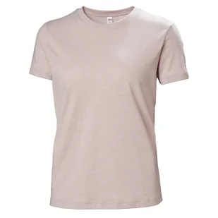 Damska Koszulka z krótkim rękawem HELLY HANSEN W HH TECH LOGO T-SHIRT 63192_094 – Różowy - Koszulki i topy damskie - miniaturka - grafika 1