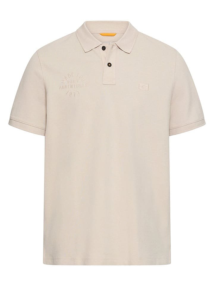 Camel Active Koszulka polo w kolorze beżowym