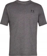 Koszulki męskie - Under Armour Koszulka męska Sportstyle Left Chest Tee szara r. S 1326799-019 - miniaturka - grafika 1