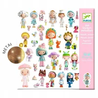 Zabawki kreatywne - Zestaw naklejek 160 szt Djeco - Świat Tinyly - miniaturka - grafika 1