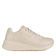 Sneakersy damskie - Sneakersy Skechers UNO LIGHT 8750063 NAT Beżowy - miniaturka - grafika 1