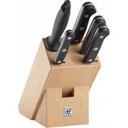 Noże kuchenne - Zwilling ZWILLING Gourmet blok noży 6-częściowy 36131-001-0 - miniaturka - grafika 1