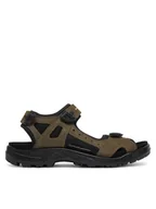 Sandały męskie - ECCO Sandały 06956455894 Khaki - miniaturka - grafika 1