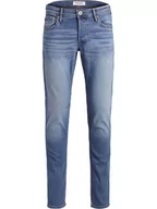 Spodnie męskie - Jack & Jones Dżinsy - Slim fit - w kolorze niebieskim - miniaturka - grafika 1