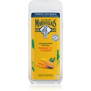 Le Petit Marseillais Extra Gentle Shower Gel Organic Mango & Passion Żel pod prysznic 650 ml - Kosmetyki do kąpieli - miniaturka - grafika 1