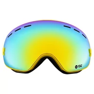 Gogle narciarskie - Xtrm-Summit Gogle Narciarskie I Snowboardowe Z Żółtą Lustrzaną Ramką - miniaturka - grafika 1