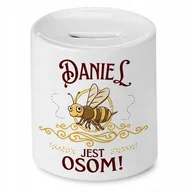 Skarbonki - Skarbonka Dla Daniela na Urodziny Idealny Prezent z Nadrukiem ze Zdjęciem - miniaturka - grafika 1