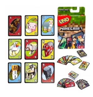 Mattel Uno Minecraft D61 - Gry karciane - miniaturka - grafika 3