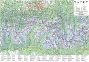 aRTgLOB, Tatry - mapa zdrapka na podkładzie 1:50 000 - Atlasy i mapy - miniaturka - grafika 1