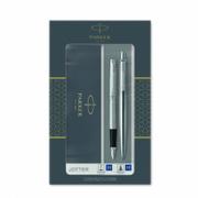 Parker ZESTAW DŁUGOPIS + PIÓRO JOTTER STAL CT 2093258 2093258