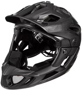MET Parachute Kask rowerowy, full black S 51-56cm 2020 Kaski Fullface i Downhill - Kaski rowerowe - miniaturka - grafika 1