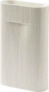 Wazon Ridge 35 cm biały - Wazony i flakony - miniaturka - grafika 1