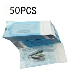 TEMU 50 jednorazowych torebek do przechowywania narzędzi do paznokci – samozamykające, odporne na wysokie temperatury, bezzapachowe torby, idealne do - Pozostałe urządzenia kosmetyczne - miniaturka - grafika 1