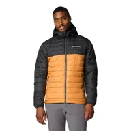Kurtki męskie - Kurtka męska z kapturem Columbia Powder Lite II Hooded Jacket sunstone/shark - XL - miniaturka - grafika 1