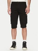 Spodenki męskie - Blend Szorty jeansowe 20713329 Czarny Regular Fit - miniaturka - grafika 1