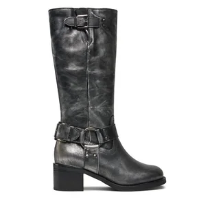 Kozaki Bronx High boots 14291-M Czarny - Kozaki damskie - miniaturka - grafika 1