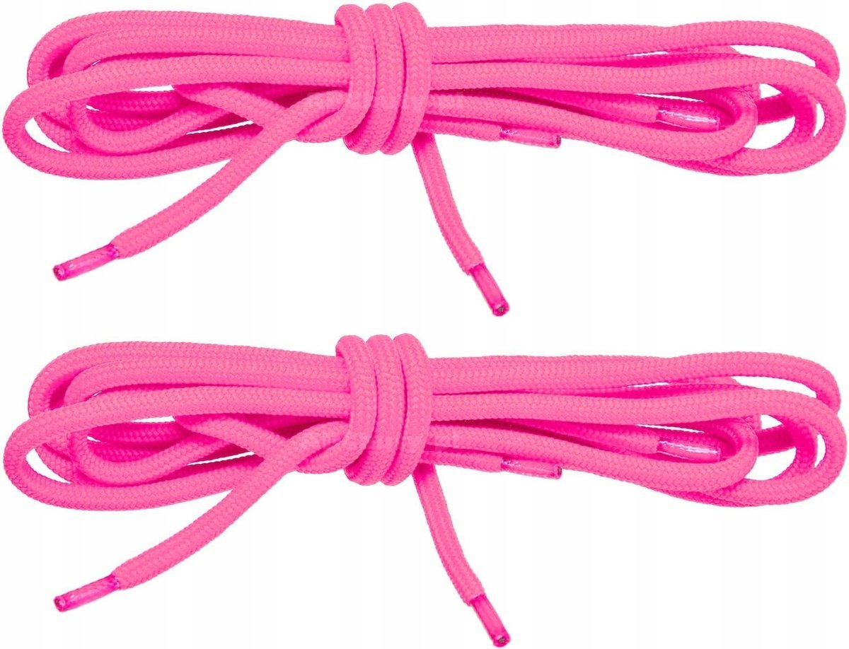 ELASTYCZNE Sznurówki RÓŻOWE Sznurowadła 75 cm SPORTOWE 4,5 Okrągłe G12-54