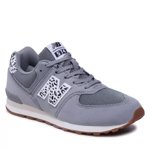 Buty dla dziewczynek - Sneakersy New Balance GC574AL1 Szary - grafika 1