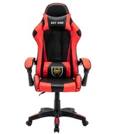 Fotele gamingowe - Zenga.pl EXT ONE RED czarno-czerwony - miniaturka - grafika 1