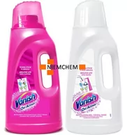 Środki do prania - Vanish Oxi Action Pink + White Odplamiacz Płyn 2 x 2L PL - miniaturka - grafika 1