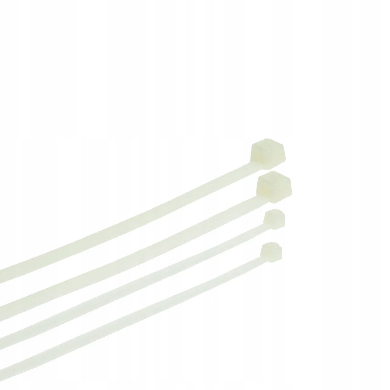 PLASTROL OPASKA PLASTIKOWA BIAŁA 4,8 x 400mm 50szt.