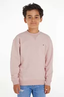Swetry dla dziewczynek - Tommy Hilfiger sweter dziecięcy kolor różowy lekki - miniaturka - grafika 1