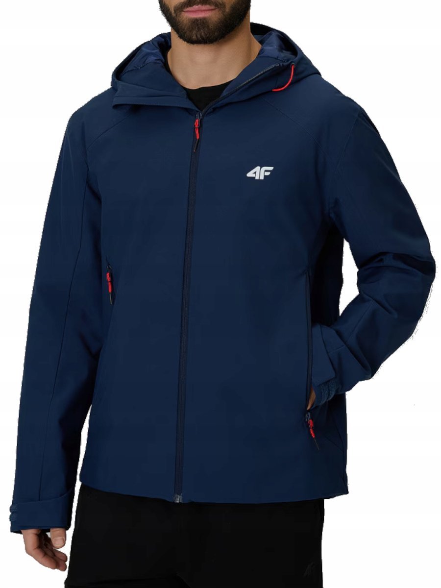 SOFTSHELL KURTKA męska sportowa 4F 4FWSS26TTJAM1120-31S wiatrówka 3XL 3XL