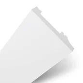 Listwy przypodłogowe - Listwa przypodłogowa DF08C 240 x 8 cm biały - miniaturka - grafika 1